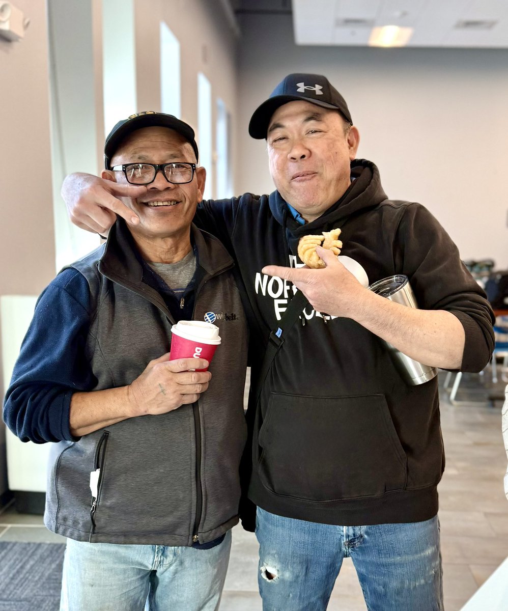 WireBeltCo's tweet photo. We celebrated Valentine’s Day with a sweet treat! Employees enjoyed donuts and coffee from Dunkin’ (a New England staple of course) during their break today. Happy Valentine's Day!  #TeamWireBelt #Donuts #ValentinesDay https://t.co/RcYNgntKBg