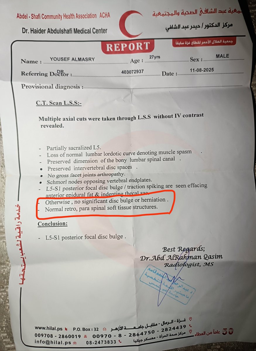 Maha wrote to me that her husband is "suffering from a severe slipped disc between the fourth and fifth vertebrae, in intense pain, and the doctor has told us that he needs urgent surgery before his condition worsens." She needs your help urgently. x.com/Mahamasri04/st…