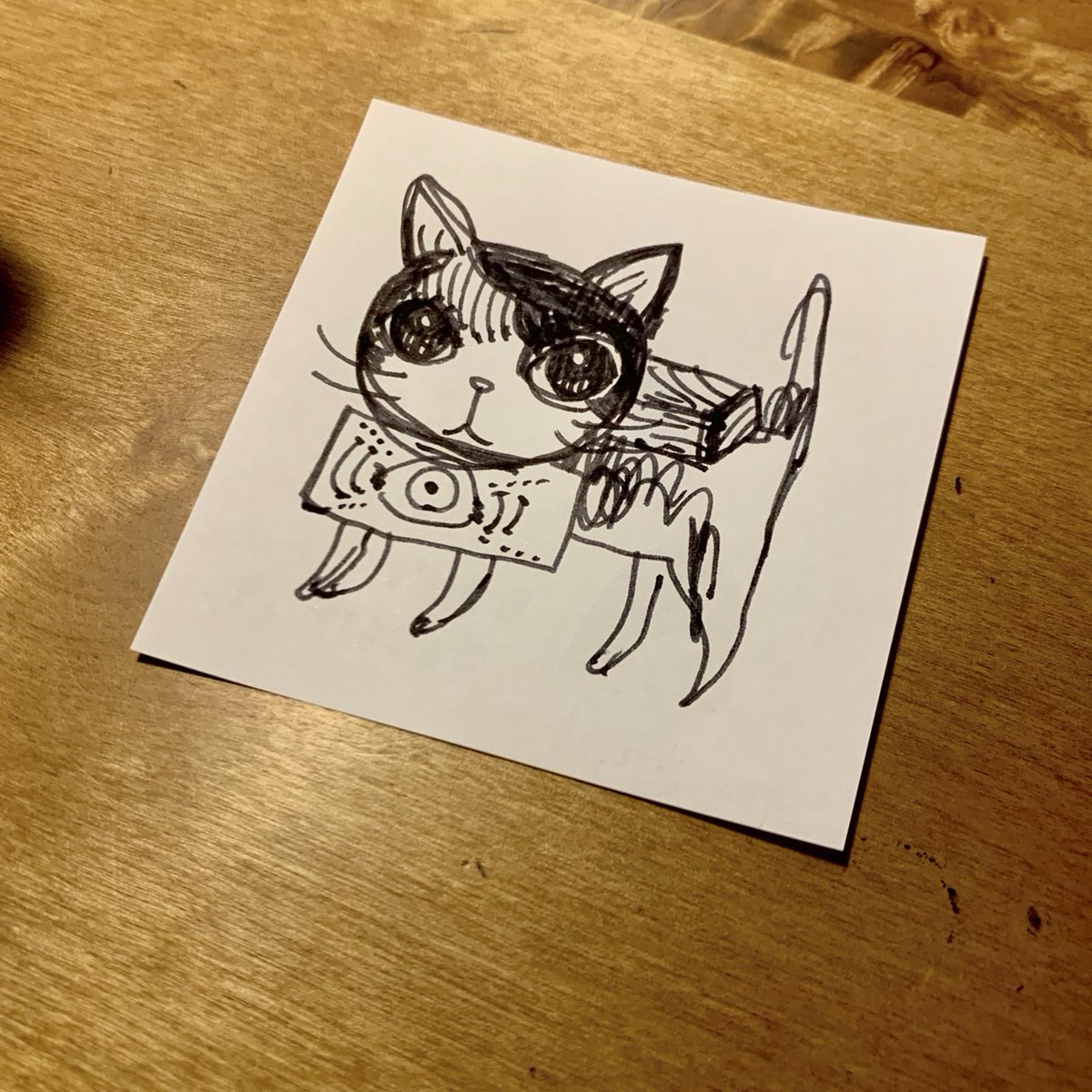 Post by yoshitomo nara / 奈良美智 on X: 5年前の落書き！