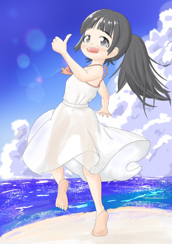 おはようございます！
過去絵です‥寒いので夏の絵
珍しく背景付き！
顔がもう少しかな‥また描き直してみたいな
ではでは、今日も皆様にとってよい一日になりますように！