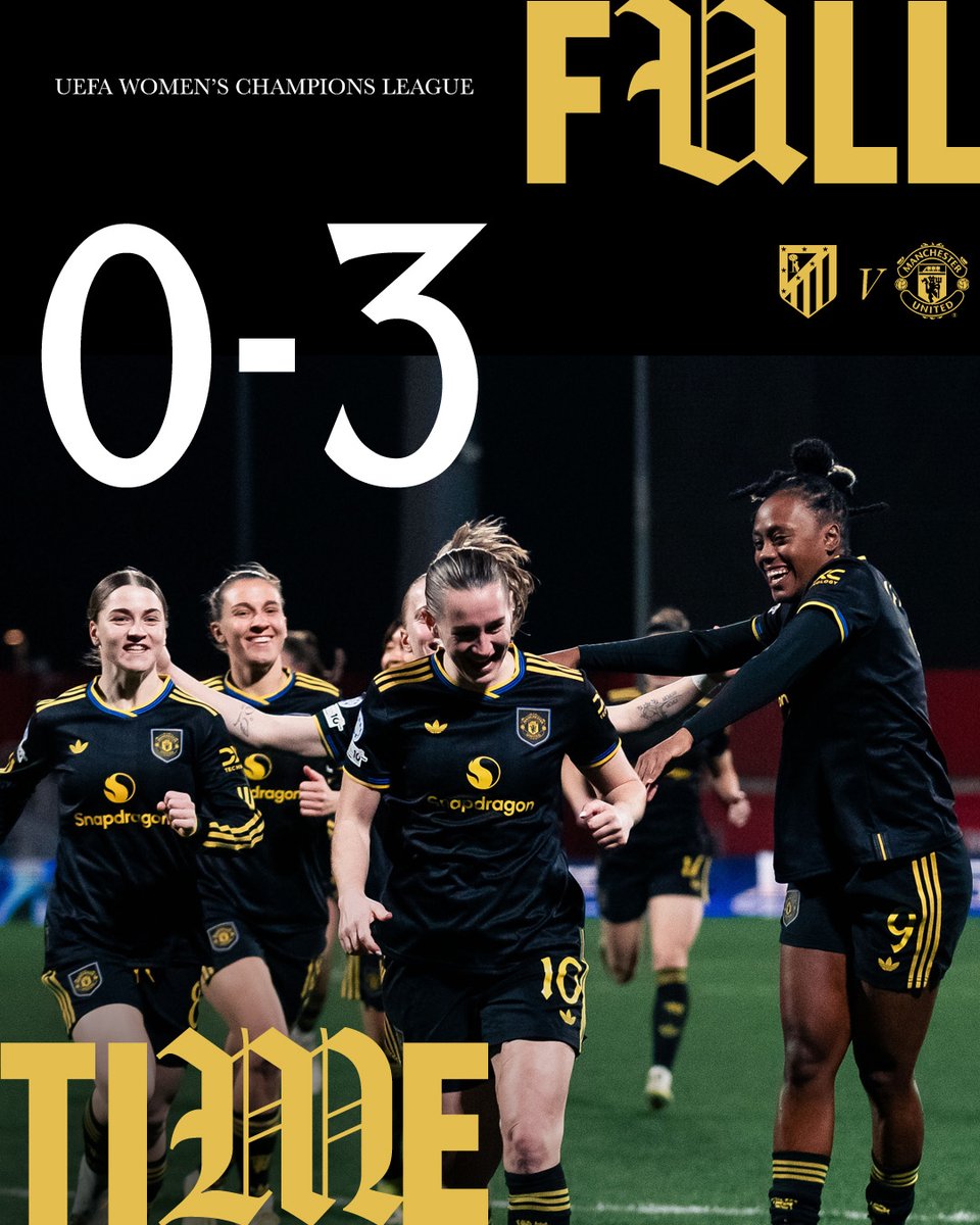 Advantage United after our first leg 👏✨