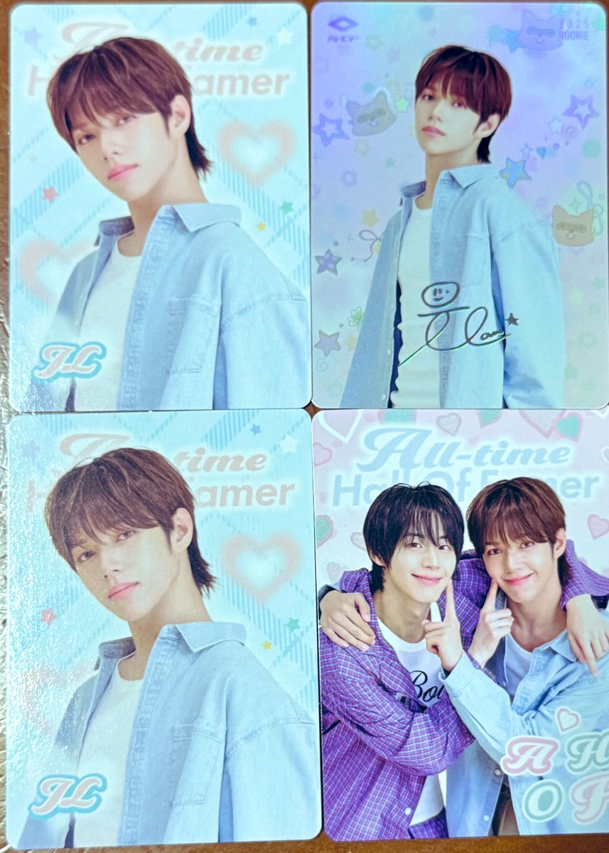 Shining_Star_JL's tweet photo. My idol is mine😍photocard Collection ~~~ 
내가 뭘 가지고 있는지 볼까?🥰🫶
차란……..🤩
#아홉 #Ahof #MIIMCA https://t.co/A9PSP6otae