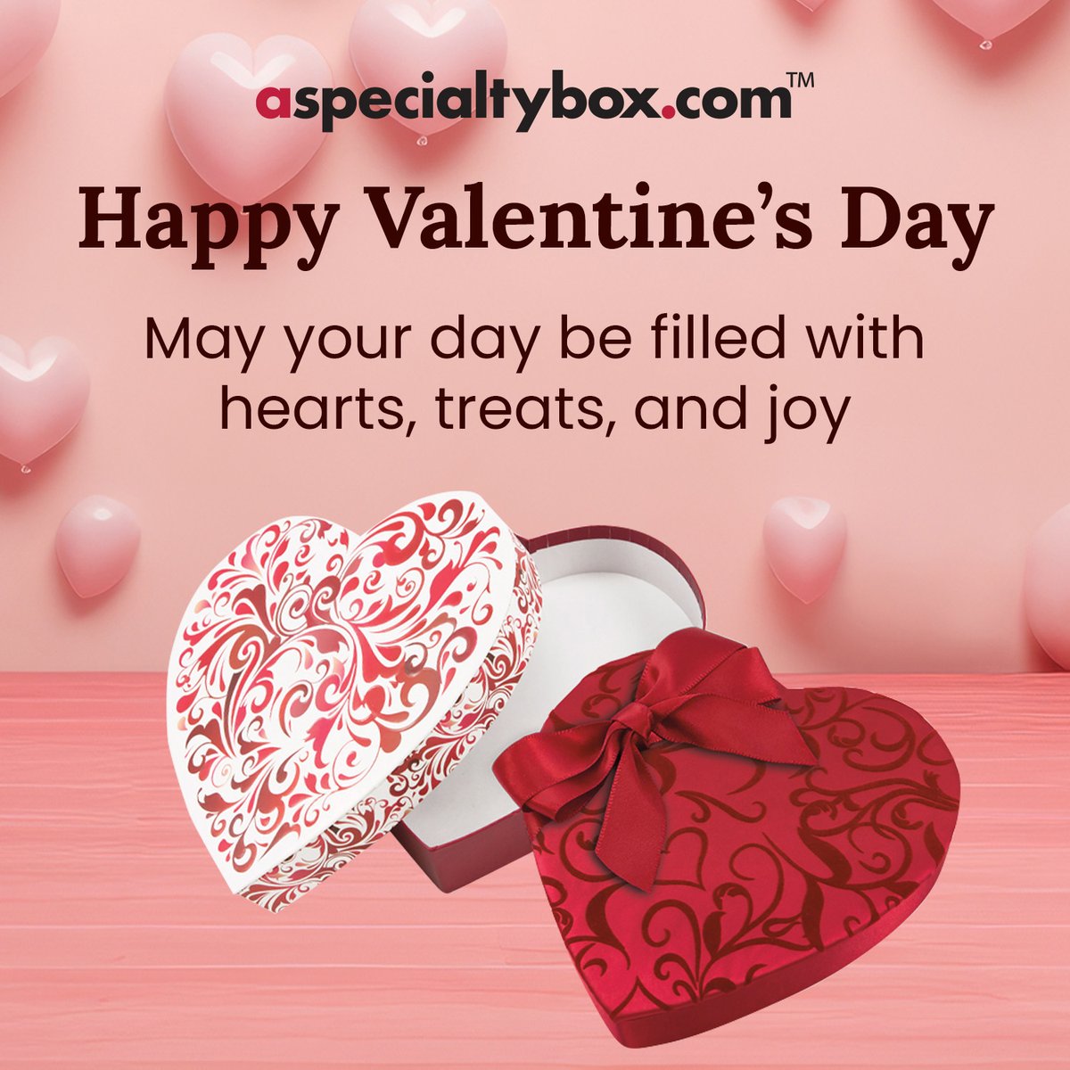 aspecialtybox's tweet image. Wishing you a Valentine’s Day filled with sweet moments and beautifully crafted details from ASpecialtyBox.com ❤️

#ValentinesDay #SpecialtyPackaging #ChocolateBoxes #SweetDetails #PackagingDesign