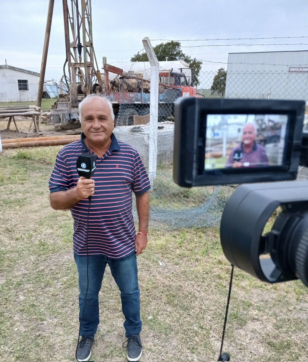 En #DosPueblos por <a href="/duotvoficial/">DuoTV Canal 5</a> todos los protagonistas.

📌 "Estamos en camino de la solución definitiva y vamos por un servicio de calidad" expresó <a href="/Ferpirurossi/">Fernando Piru Rossi ✌️</a> Sec. Obras Públicas de <a href="/Municipioeltio/">Municipalidad de El Tío</a> sobre la nueva perforación en el Pozo de Agua.