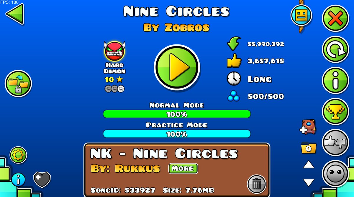 1685 intentos... me latía demasiado fuerte el corazón, pero GG