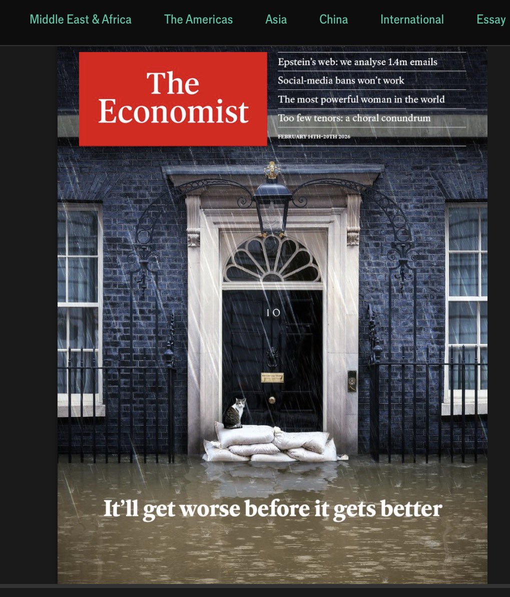 Eric69825398's tweet photo. @Number10cat @aaronscott_dp Great to see you on this weeks Economist https://t.co/0OVvehbwWq