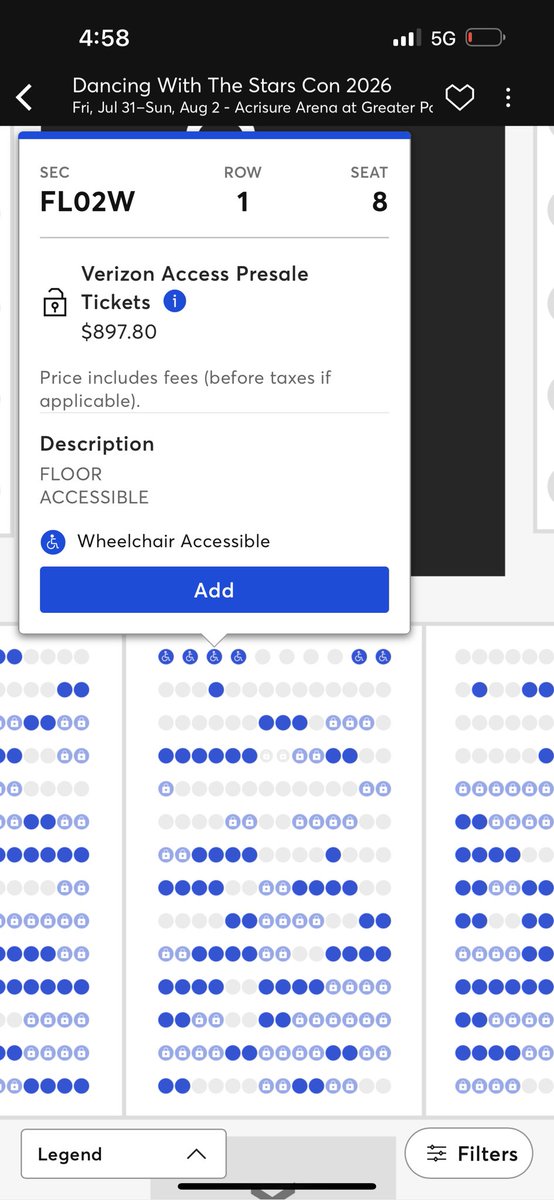 charging $900 for accessible seating is honestly so disgusting…