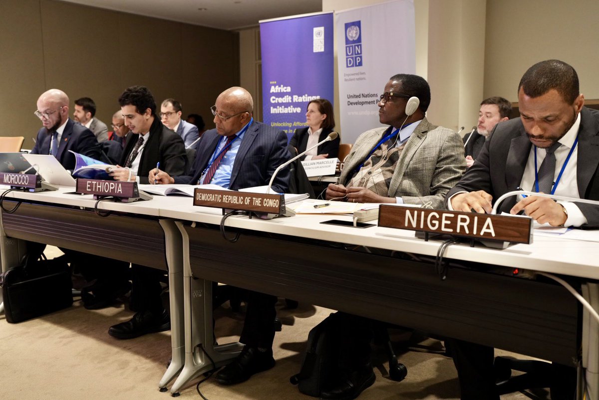UNDPAfrica's tweet photo. #HappeningNow at @UN: @UNDP Africa Credit Ratings Initiative is briefing diplomats on progress &amp; lessons learned, with testimonies from Kenya &amp; Côte d’Ivoire.

Strong interest from countries across Africa seeking to strengthen creditworthiness &amp; access sustainable finance.
#ACRI https://t.co/nmx1b6hpQv