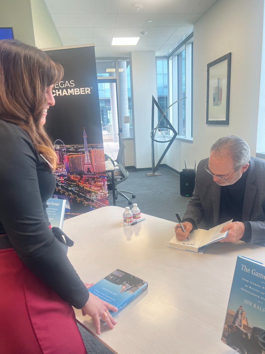 Gina attended the Vegas Chamber’s first Chairman’s Luncheon of the year with Jon Ralston, CEO of <a href="/TheNVIndy/">Nevada Independent</a> and author of The Game Changer. Jon will also be joining us on an upcoming episode of our podcast, “Get Your Chat On with GYC Vegas” airing in April. Stay tuned!