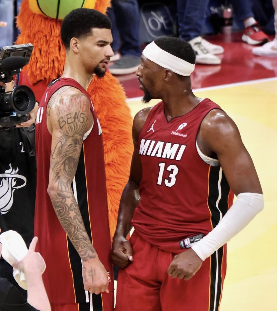 Kel’el Ware on sharing the floor with Bam Adebayo:

“It makes everything better I would say. It makes it more of a safe space not just for us but the guards. If you get blown by you have either me or Bam back there. We can protect the rim. One can go for the block, one can go for