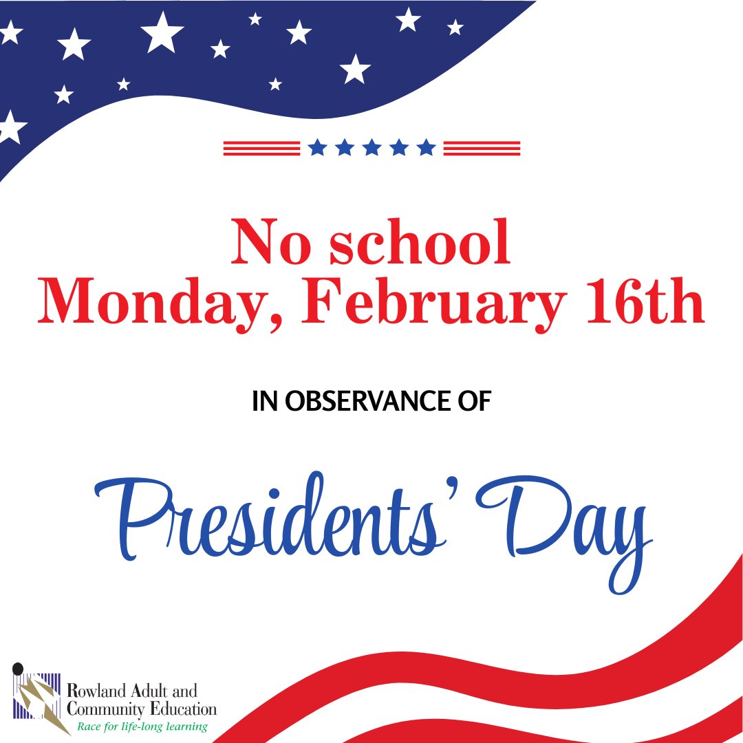 Rowland Adult Ed tweet media