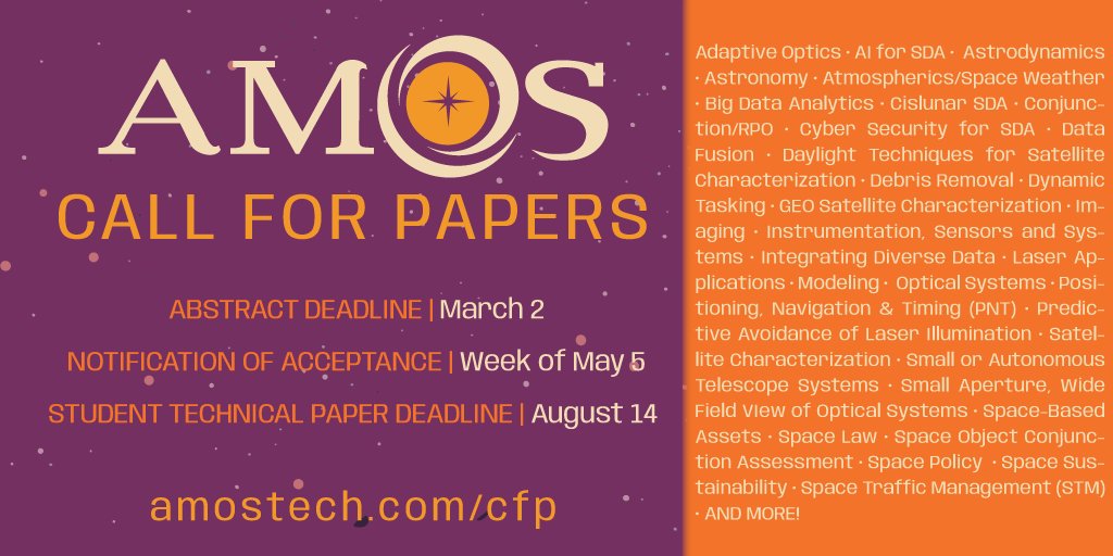 AMOS Conference tweet media