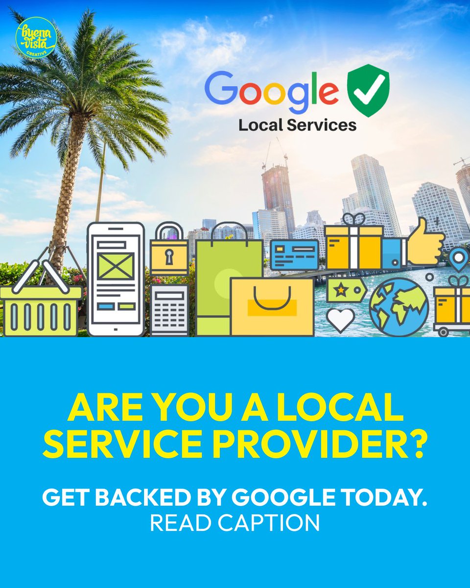 Local Service Ads are the new standard for local trust. With the Google Guaranteed badge, customers don’t scroll — they call. Ready to earn your green checkmark? Let’s make it happen.
#GoogleGuaranteed #LocalServiceAds #LeadGeneration #BuenaVistaCreative