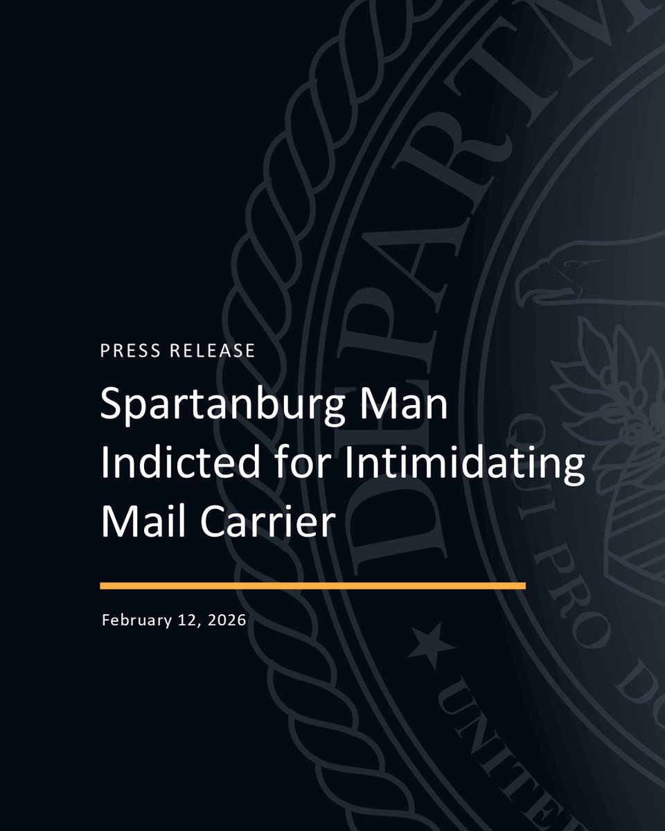 U.S. Attorney SC tweet media