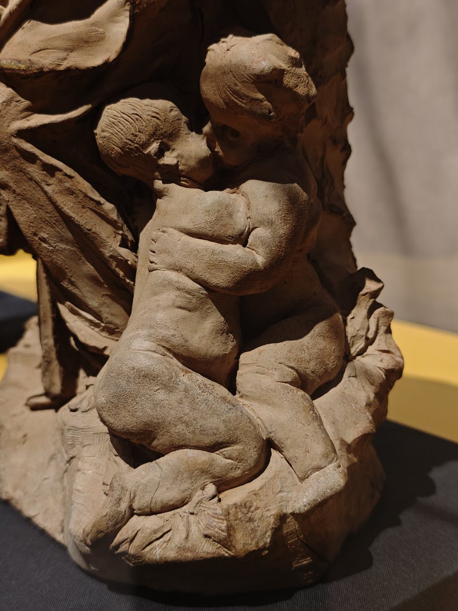 antmoose's tweet photo. #Putto love. A slightly disconcerting detail of a #terracotta model of the virtue of #Charity for the tomb of #UrbanVIII #Barberini in #StPeters in #Rome, by Gian Lorenzo #Bernini, from 1627. An early #ValentinesDay for all the #cherubs out there. https://t.co/2qRSbx3ltQ