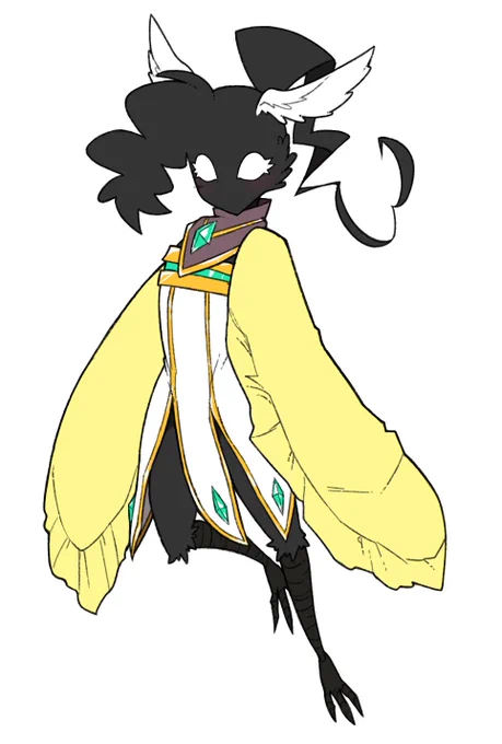 hi new followers, I introduce you to my bird girl thingy named Elizabeth and she's from my project Rewrite that I'm making have you seen her? now you have :)