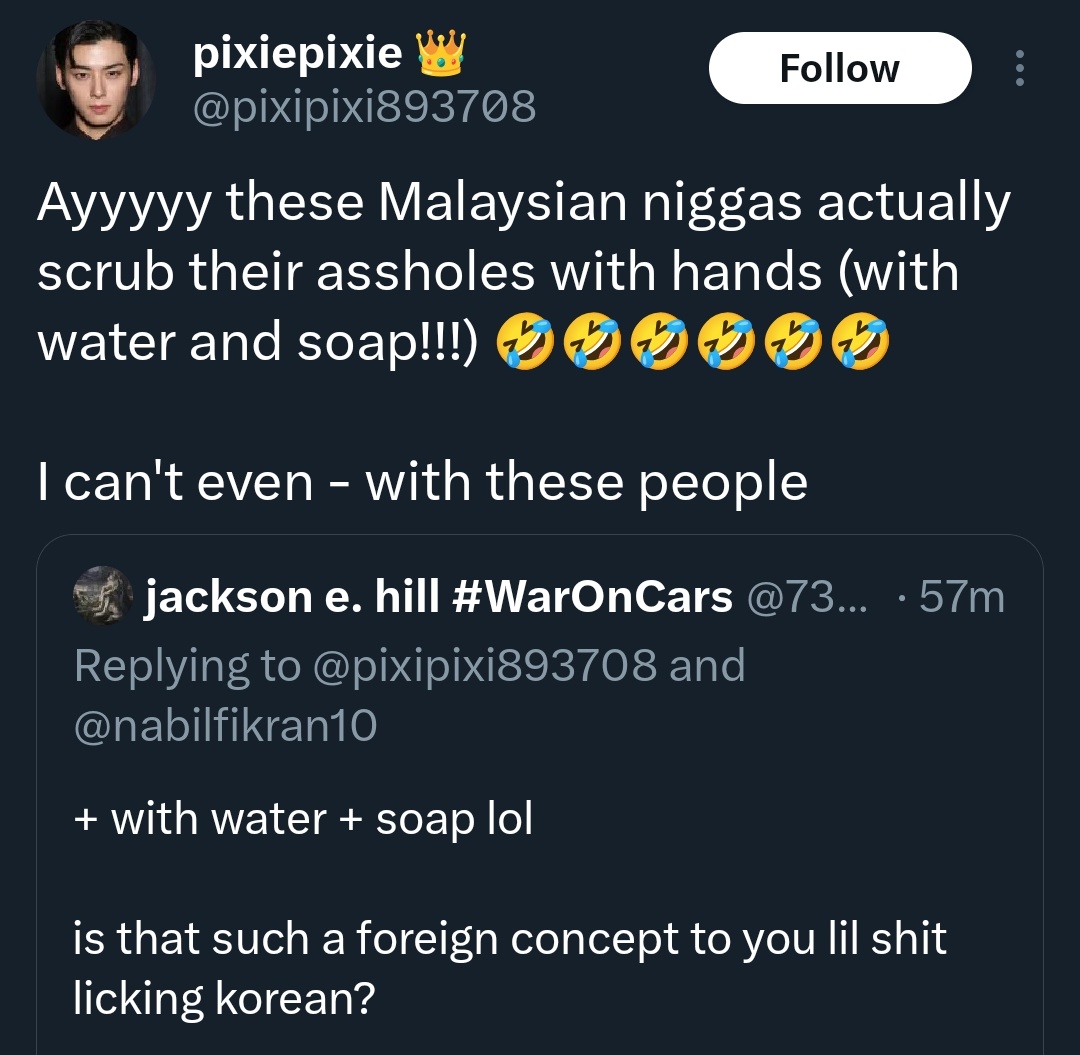 EncikSood's tweet photo. Ah, Koreans. The idea of hygiene completely escapes them. 
Lost cause already. Sei loh https://t.co/25On7gTZGJ