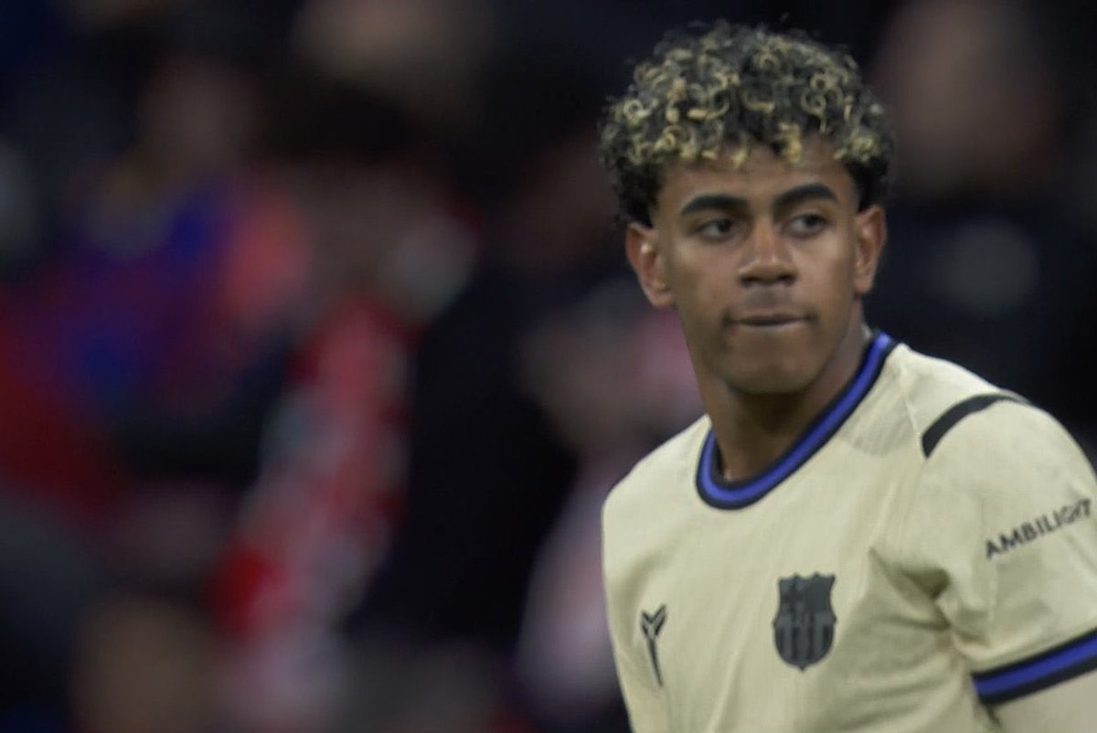 Lamine Yamal vs. Atlético de Madrid:

-0 goles
-0 asistencias
-0 tiros a puerta 
-1/5 centros con acierto
-29 pérdidas de balón

Terrible.