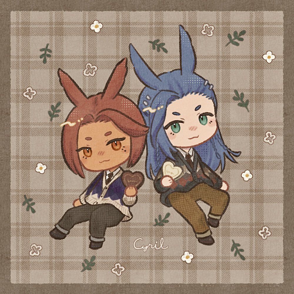 cyril_v22's tweet photo. シューニェとウヴロᙏ̤̫🍫.* ⚘

#FF14art┊#FF14イラスト https://t.co/rTK9nozDyL