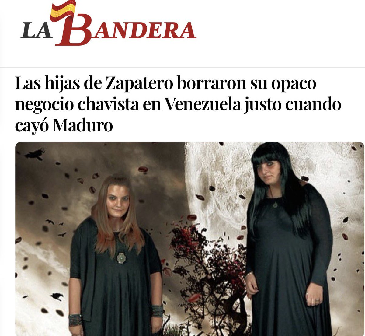 EL TURBIO NEGOCIO DE LAS SINIESTRAS HIJAS DE ZAPATERO
Su empresa, WHATTHEFAV, tiene actividad en Venezuela, se gestiona desde República Dominicana POR UNA PERSONA ANÓNIMA y está registrada en un Paraíso Fiscal: Panamá. Seguro que cuando abrís vosotros una Sociedad, lo hacéis