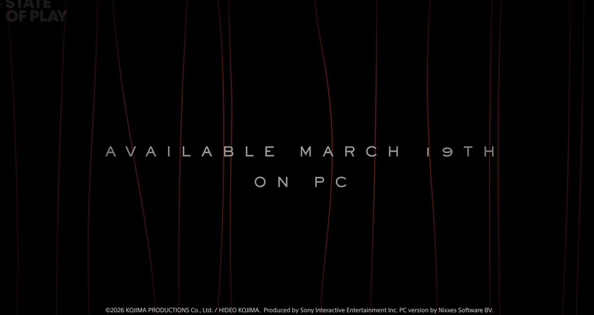 Death Stranding 2 anunciado para PC, lança em 19 de março