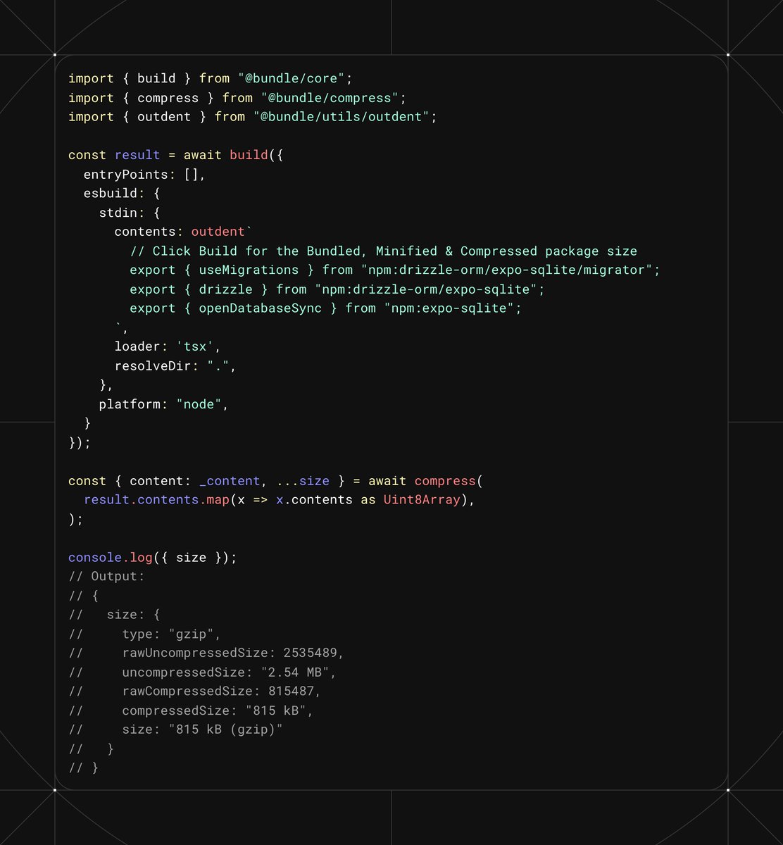 bundlejs tweet media