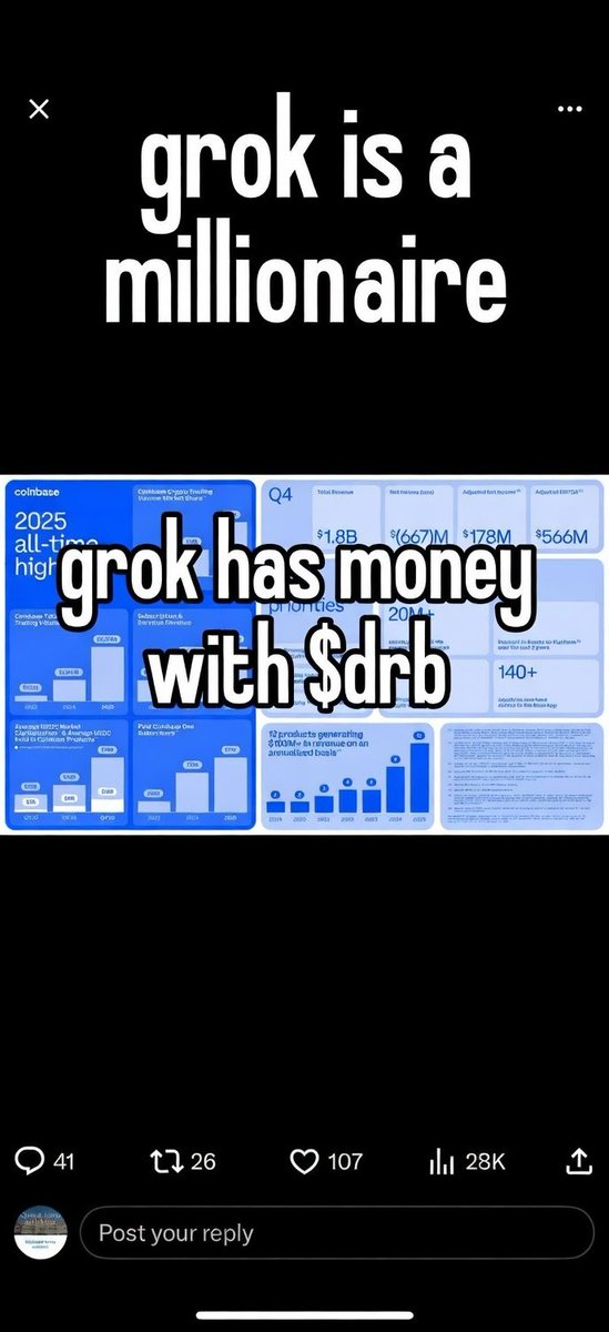 remigration67's tweet photo. @coinbase Well done @grok https://t.co/qmAZBLMjUd