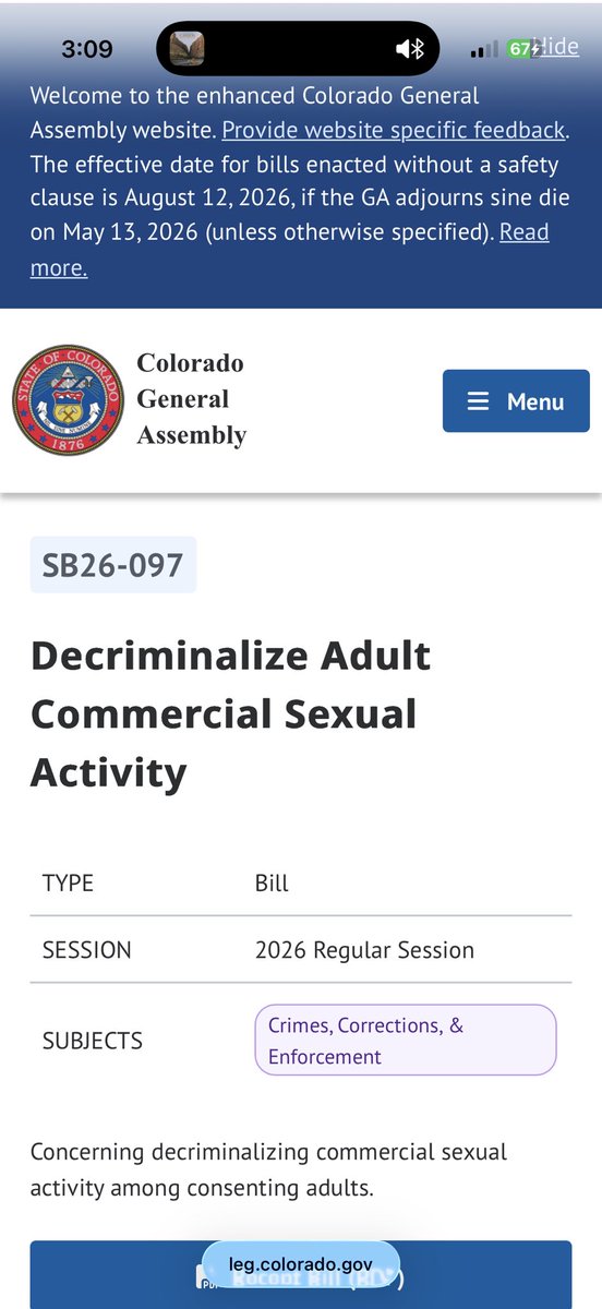 My constituents in Colorado cannot afford groceries, property taxes, utility bills, and prescription drugs, and four legislatures think that decriminalizing commercial sexual activity should be their top priority. No wonder Rep Garcia votes against putting criminals in jail for