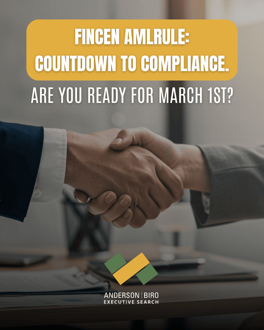 AndersonBiro's tweet photo. FinCEN AMLRule: Countdown to Compliance 🚨

Title companies have been preparing for months as the March 1 compliance date approaches. We recognize the effort and focus it takes to get this right. The title industry continues to rise to the challenge. https://t.co/d5POLx1GZ1