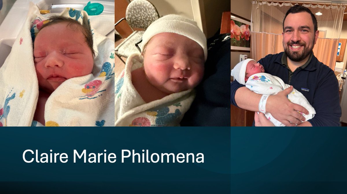 We’re overjoyed to announce that Matthew and his family welcomed a beautiful baby girl into the world! 🎀

Claire Marie Philomena was born at 1:39 AM on February 11, arriving 10 days early and weighing a healthy 8 lbs 11 oz—a big, strong girl indeed!

This is especially special