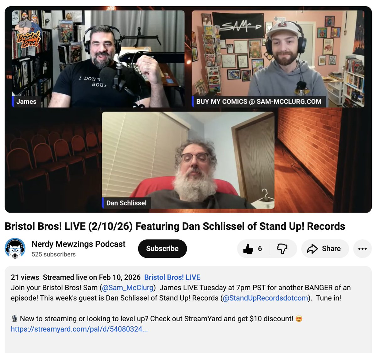 Stand Up! Records tweet media