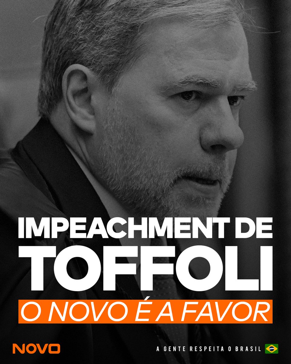 Toffoli nunca deveria ter sido aprovado pelo Senado. Foi indicado por ser advogado do PT.

O desmonte da Lava Jato já seria motivo para afastamento. A criação do inquérito das fake news, também.

Agora, o escândalo do Master e sua reação reforçam que não há qualquer condição de