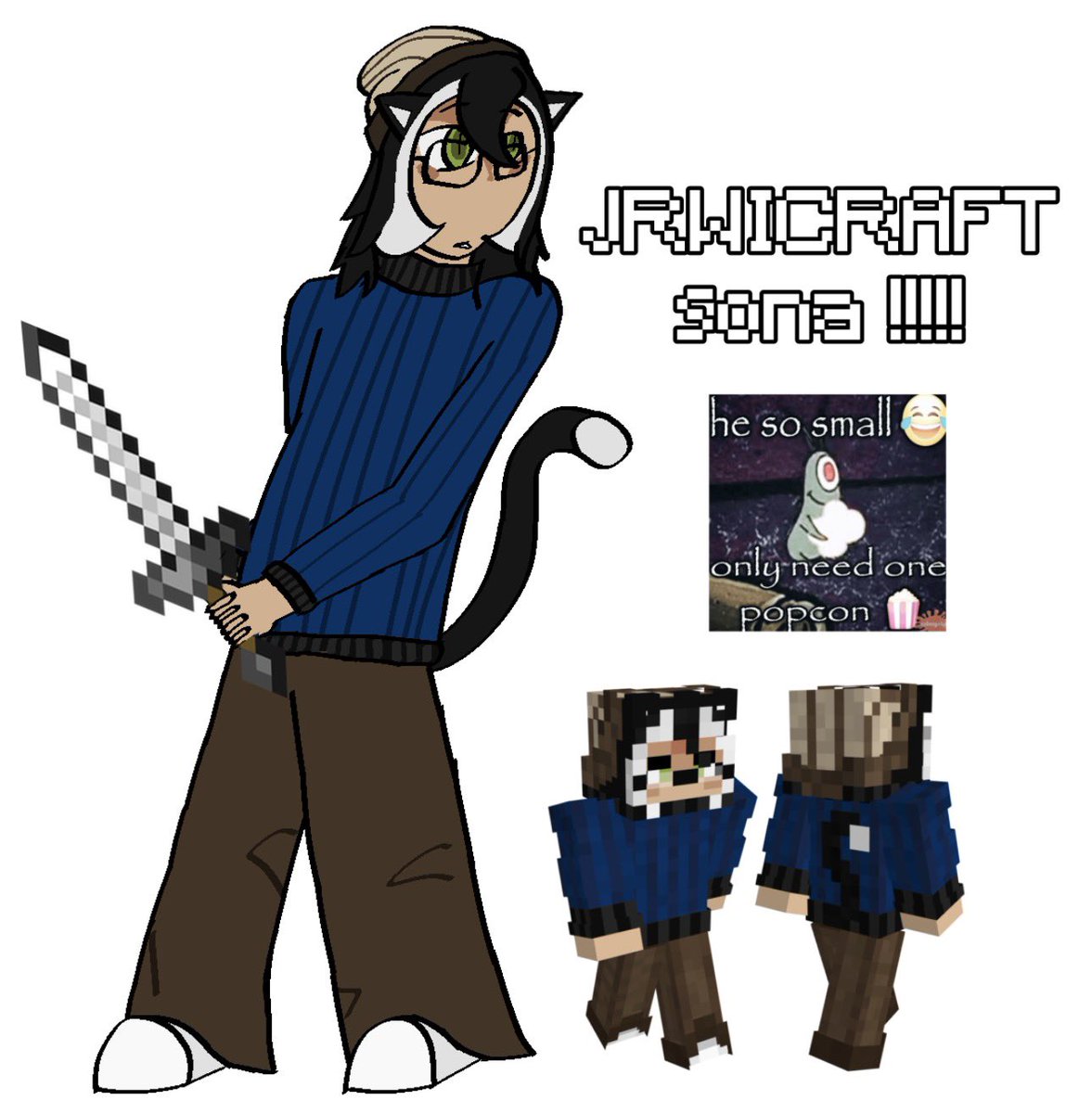 don't post art often but this is a special occasion #jrwicraft