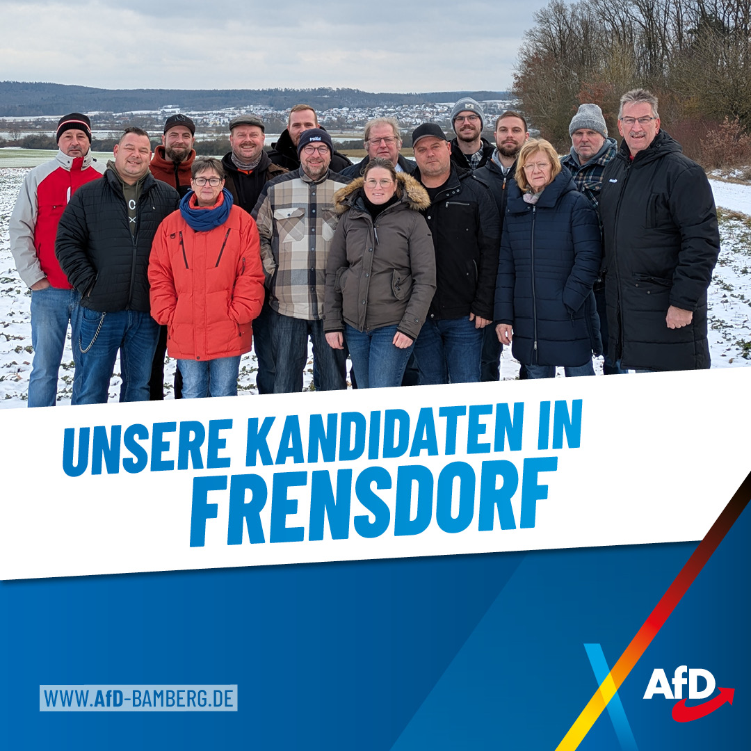 Erfahren Sie alles zu unseren Kandidaten der AfD in Frensdorf:

afd-bamberg.de/kandidaten-zur…