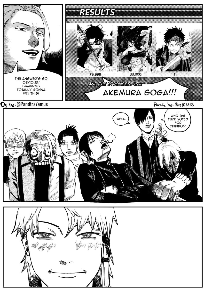 Mira102983's tweet image. Kinda HakuHiro coded lol 

#kagurabachi #kagurabachi111