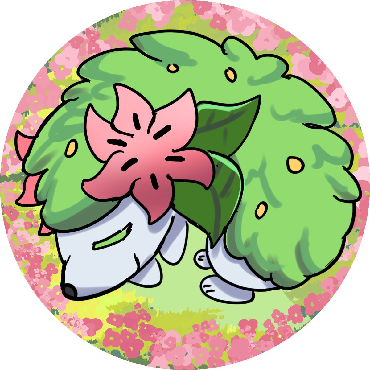 Kimjdav_Arts's tweet photo. a lil shaymin https://t.co/UczcFxkLYB