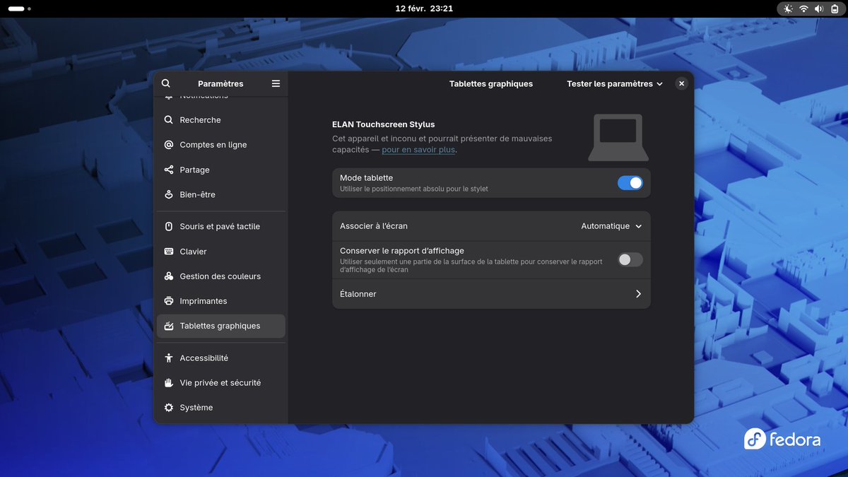 _adriend_'s tweet image. Je profite du prêt du Dell Latitude 3390 2-in-1 pour tester la version 50 de GNOME, Fedora Linux 44 !
Et le tactile et le clavier virtuel fonctionne super bien !
Venez tester aussi : testdays.fedoraproject.org/testday/13
#Fedora #GNOME