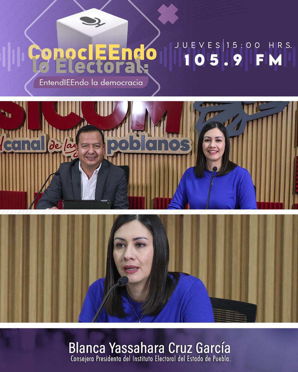 Durante el programa de hoy en “ConocIEEndo lo Electoral, EntendIEEndo la Democracia”, hablamos sobre la organización política en nuestro país y explicamos cómo se dividen los Poderes de la Unión, tanto a nivel federal como local y quiénes los integran, destacando la importancia