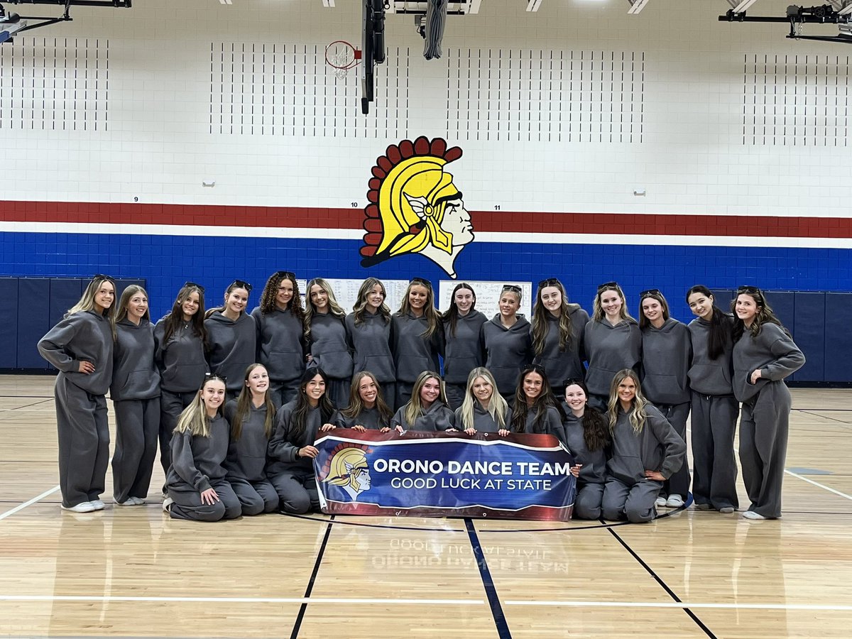 Best of luck to Orono Dance Team (ODT) as they head to the State Meet!

ICYMI: Spartans are sending both Jazz &amp; Kick teams to state after each captured yet another section championship. The State Dance Tournament is held at Target Center on Friday (Jazz) and Saturday (Kick).
