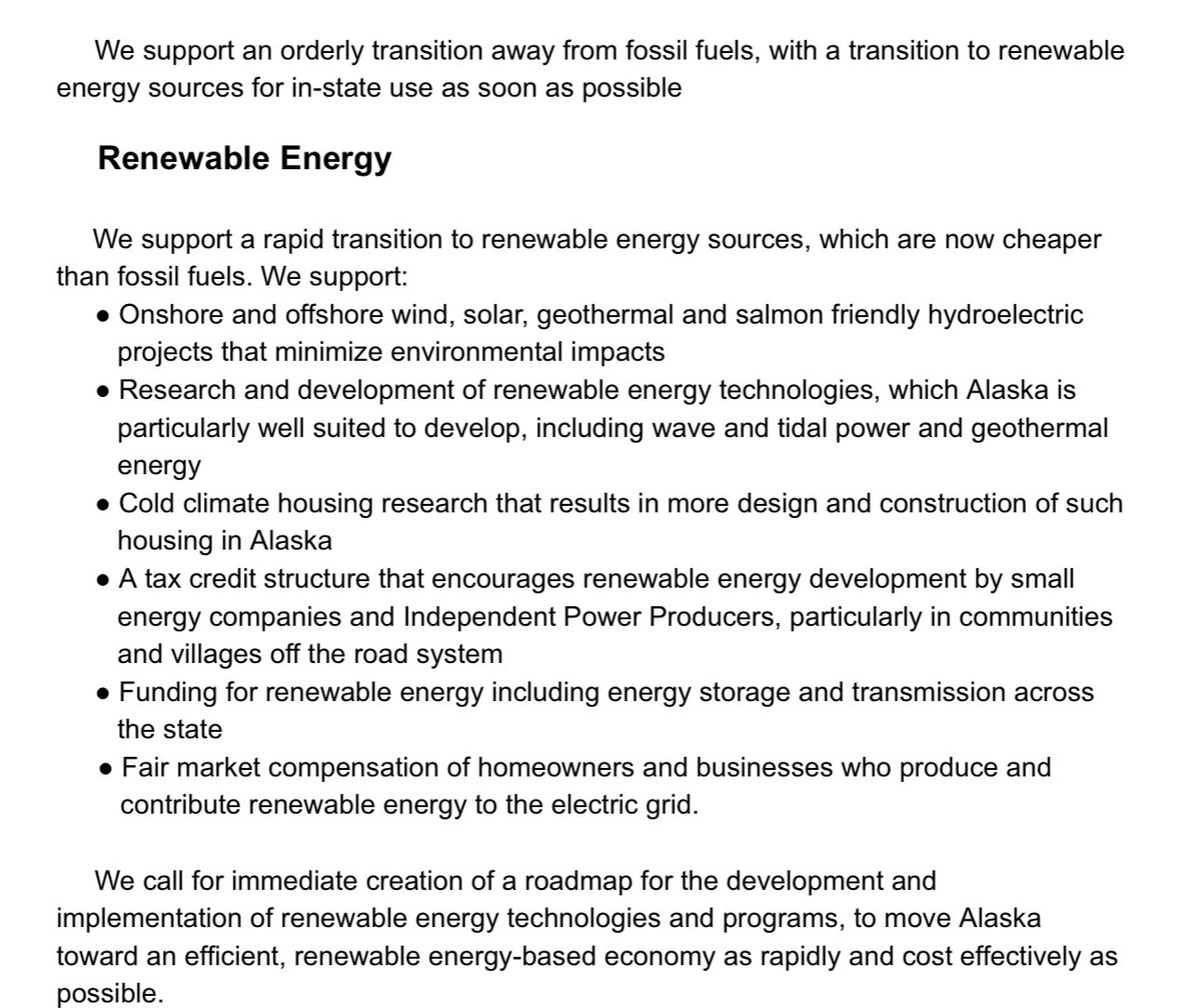 🚨Alaskans take note.

The Alaska Democrat Party is the Alaska Last Party. They changed their platform to move away from responsible resource development.

That means fewer Alaskan jobs, less revenue for our communities, and more dependence on foreign minerals and energy.