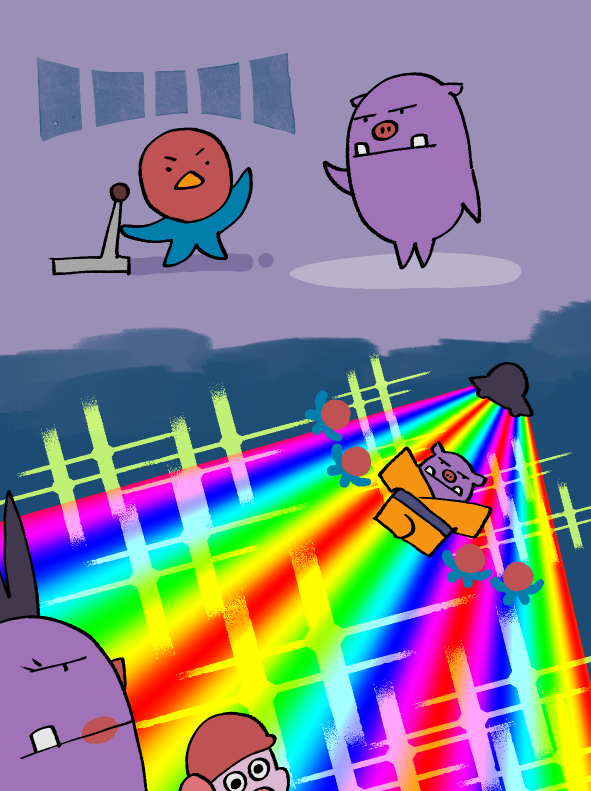 では
はで　に　おねがいしま　す
『よしきた。それじゃまたなー』
また　ねー

ｼｭﾊﾞﾊﾞﾊﾞﾊﾞﾊﾞﾊﾞﾊﾞﾊﾞﾊﾞ
「えっ何！？　あっ勇者！　えっえっどういうことなの！？」

#かば冒