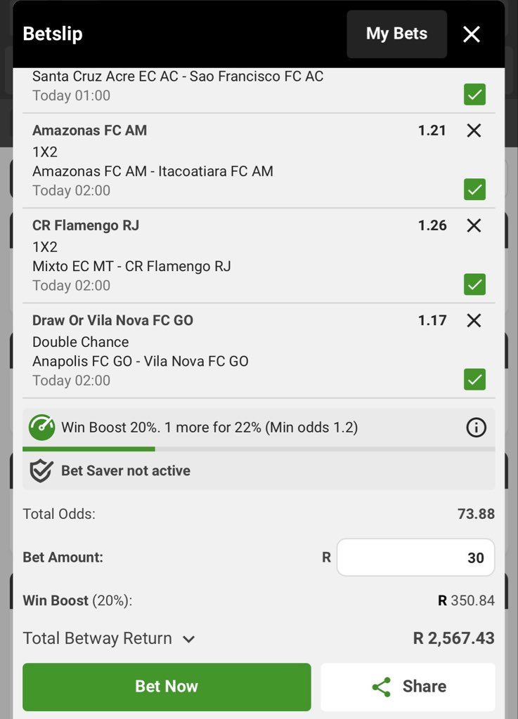ConfidenceSnr's tweet photo. I just placed a bet with Betway. Tap here to copy my bet or search for this booking code in the Multi Bet betslip BW3BC1734A https://t.co/vry88YXYht
73 odds 💥late night snack 🫵🏾
#bet #BetwayPrem #BETWAY #betwaycodes #betwayslip #betwayheist https://t.co/oN14xvIghV
