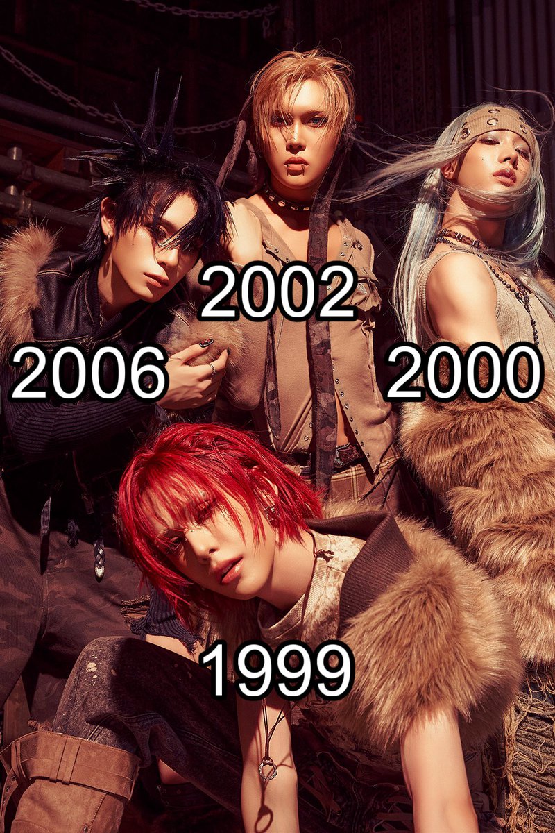 goodandevol's tweet image. that trend where ppl are listing different groups’ birth years if they debuted now but xlov is too new so instead here’s their birth years if they debuted in an arbitrary year of every generation: a thread

5th gen (2025) (actual)