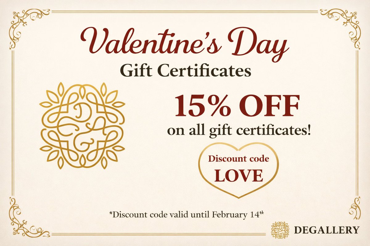 Looking for the perfect Valentine's Day gift? 
Our Gift Certificates can be used for artworks, art classes, workshops, birthday parties, and events. It's a wonderful way to surprise your loved one! 
Just click: squareup.com/gift/EVKPZXW25… 
and add the Discount code: LOVE