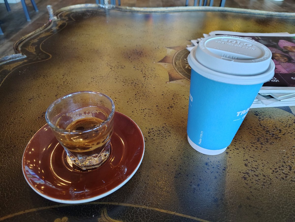When you go on a coffee date and she orders some kind of syrup sweet mocha frappe whip latte garbage establish dominance, order a double shot of espresso and an Americano.
