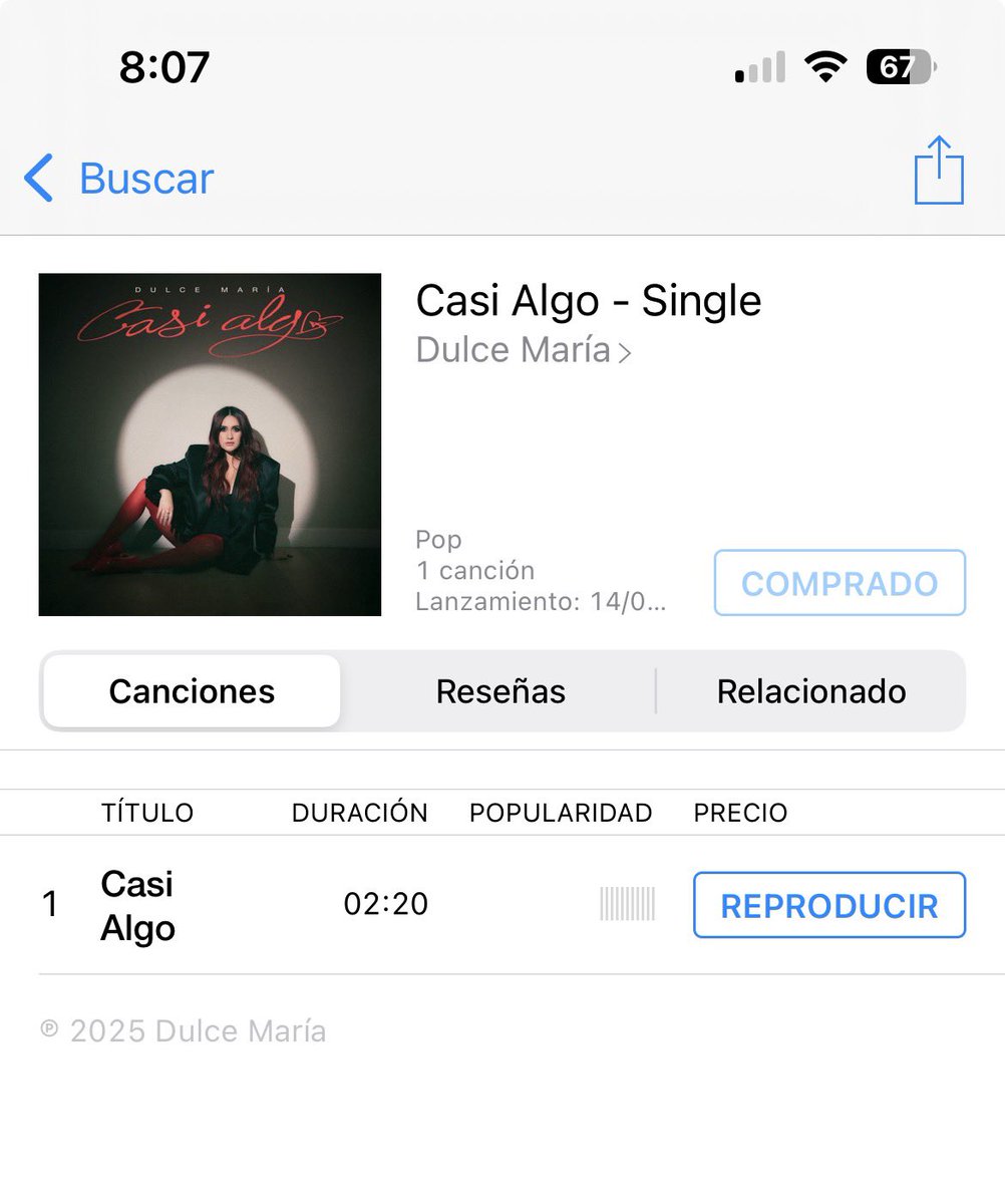 AndreT5's tweet photo. @DulceMaria Mi regalo del mes!!! Gracias por la oportunidad  que me das de  escucharte con una canción nueva, me encanta tus sorpresas 🤗🫰🏼 aquí sigo un día más 💪🏼 https://t.co/8GtatyKn1c