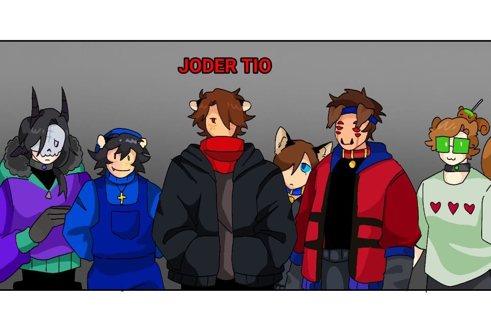 FeruNanichan's tweet photo. Spoiler del siguiente capítulo :'3 no estoy soportando 
#thereHeisLuckityau https://t.co/H0imW9pmvn