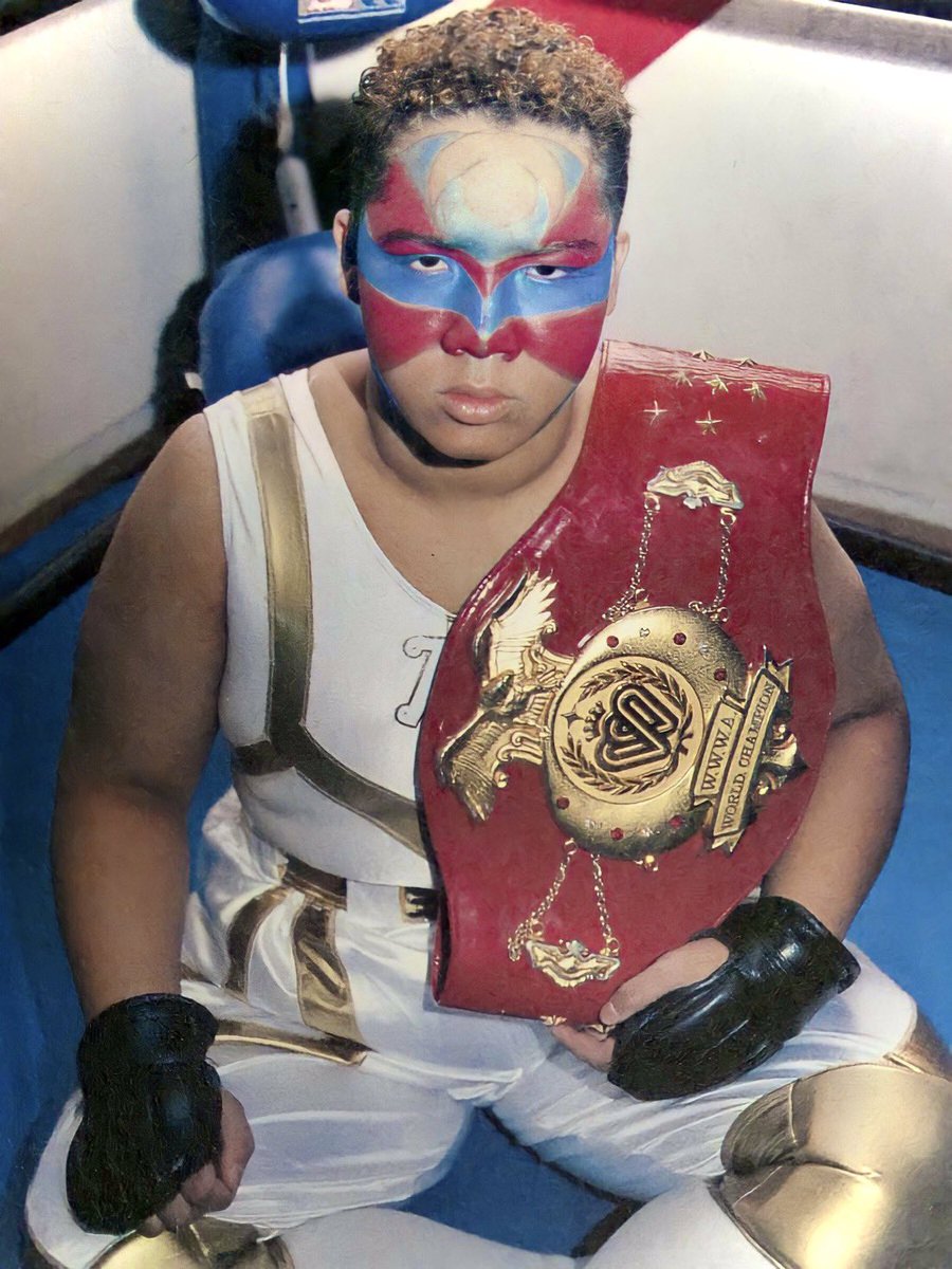 Wrestlers who made Black history 

Day 12/28: Aja Kong

Some career highlights: 

• First and only Black woman to main event the Tokyo Dome

• First Black woman to win the WWWA World Single Championship (AJW’s top title) 

• Founded the promotion ARISON 

• First Black woman