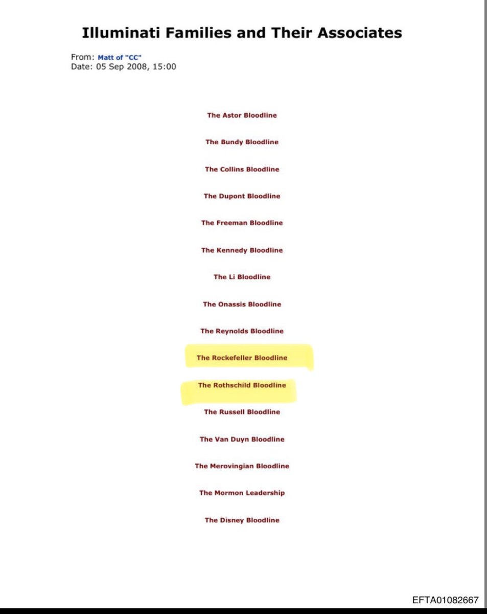 Shadow_Cityy's tweet photo. 🚨 The “Illuminati Families and Their Associates” is directly related to VIRTU FINANCIAL.
The link is through William E Ford, chairman of Rockefeller University, and handler of Doug Cifu and Vincent Viola, cofounders of VIRTU.
See screenshots below. This is just a preview. LOADING! 💣 🐚 💥 #whoops #BUSTED #FAFO #bAABBoonArmy #WallStreetReckoning #VIRTU #DOUGCIFU #RockefellerUniversity #Epsteinfiles #Whoops
$AABB $MMTLP $GME $AMC $GNS $SEGG $NWBO $MMAT
