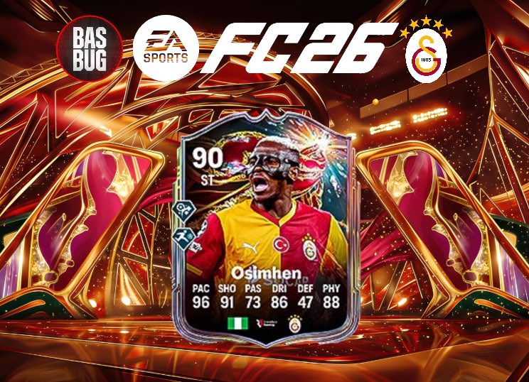 🚨Osimhen 🇳🇬 Knockout Royalty Promosuyla FC 26’ya geliyor!

• Resmi İstatistikler ✅